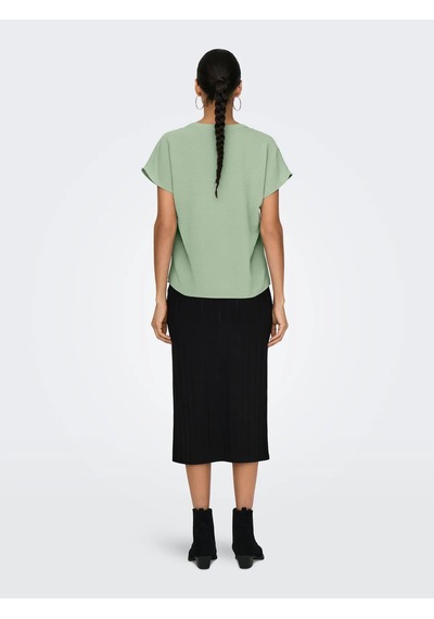 Jdy Jdylion Life S/s Top Wvn Noos Kadın Bluz 15249287 Yeşil