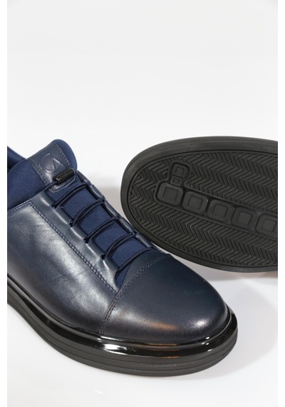 Dgn 2045 Erkek Düz Taban Sneaker Lacivert