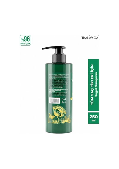 Thelifeco Derin Bakım Doğal Şampuanı 250 ML + Saç Maskesi 200 ML