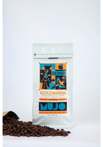 Colombia Obraje Farm Specially Coffee Çekirdek Kahve-1000gr-çekirdek Kahve Çekirdek Kahve