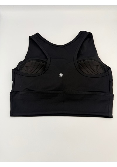 Sculpt Spor Sütyeni Yüksek Destek Toparlayıcı Fitness Yoga Spor Bra Siyah Siyah