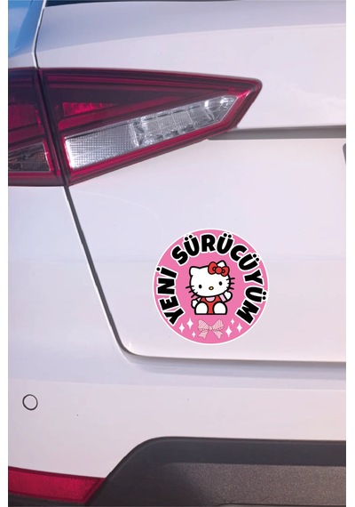 Yeni Sürücü 14x14 Cm Su Geçirmez Yüksek Çözünürlüklü Araba Motor Kask Laptop Sticker