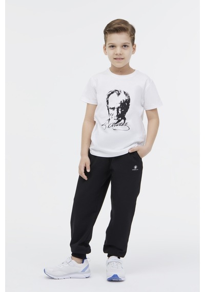Lumberjack Ul 11ata01 4fx Beyaz Unisex Çocuk Kısa Kol T-shirt 000000000101924308