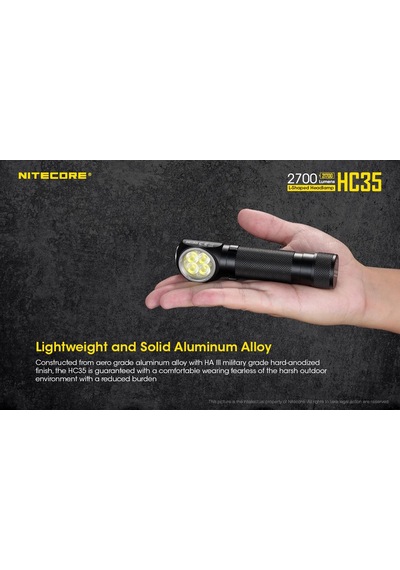 Nitecore Hc35 2700 Lümen Fener Siyah