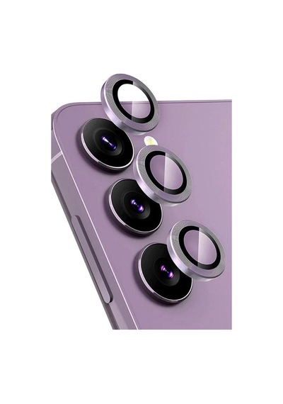 Galaxy S24 Fe Raze Metal Kamera Lens - Mor