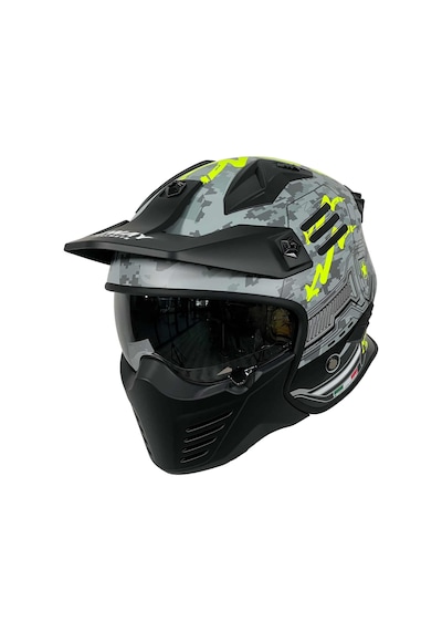 Sway X2 Tokyo Trooper Modüler Full Face Çene Sökülebilen Motosiklet Kaskı Xl Beden Gri Sarı Gri - Sarı Sway X2 Tokyo Trooper Modüler Full Face Çene Sökülebilen Motosiklet Kaskı Xl Beden Gri Sarı Gri - Sarı