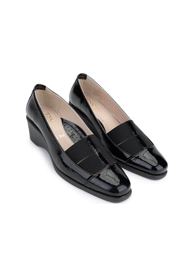 Relax Anatomic Kadın Hakiki Deri Siyah Comfort Ayakkabı 611 E6241 Bn Ayk Y25 Black Siyah