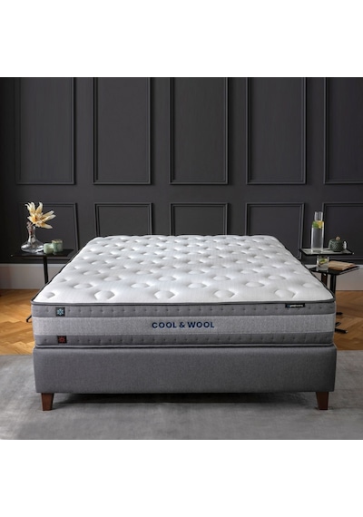 Yataş Bedding Cool&Wool Pocket Yay Yatak Çift Kişilik 160x200