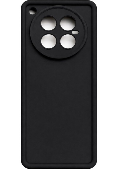İnfinix Zero40-5g Uyumlu Kamera Çıkıntılı Mat Silikon Telefon Kılıfı Siyah