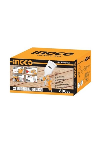 INGCO Endüstriyel Boya Hava Püskürtme Tabancası 600cc ASG1061
