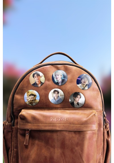 Seventen Çanta Süsü Rozet İğneli Buton Rozet Seti 6 Adet Mingyu Jeonghan Wonwoo Hoshi Vernon Çok Renkli
