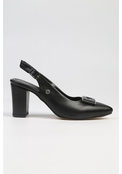 Pierre Cardin Pc-53113- 3592 Siyah Cilkadın Topuklu Ayakkabı 001