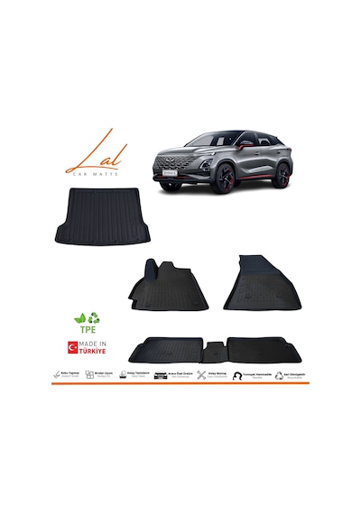 Chery Omoda 5 3D Havuzlu Paspas Bagaj Havuzu Seti (2022-2025 Uyumlu)