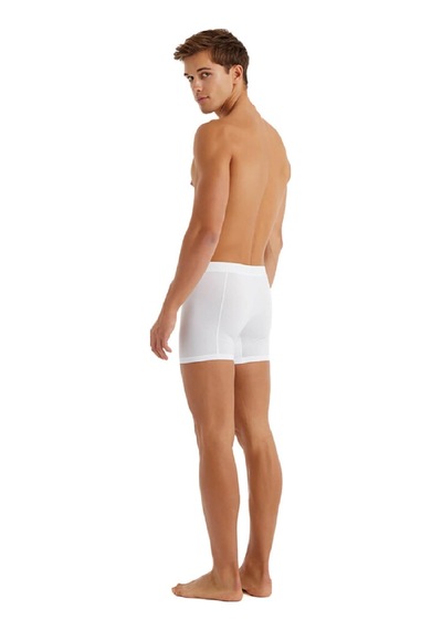 Blackspade Aura Organik 2'li Paket Extra Konfor Özel Erkek Boxer Beyaz