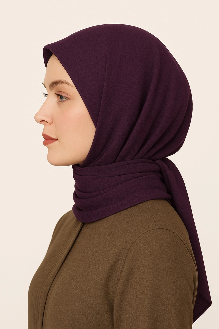 Mim Eşarp Pratik Çıtçıtlı Şal Haki