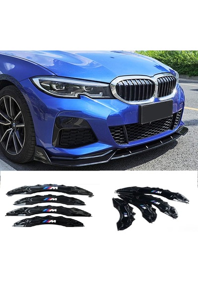 Bmw G20 ///m Siyah 17-18-19 Janta Uyumlu 4.lü Kaliper Kapagı