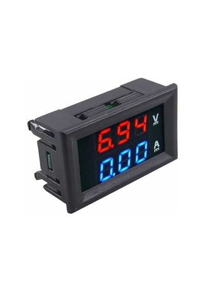 10a-led Dijital Voltmetre Ampermetre Us Dc 100 V 10/50/100a Voltmetre Ampermetre Led Çift Dijital Volt Amp Metre Ölçer