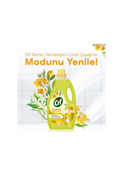 Cif Zemin Temizleyici Limon Çiçeği 2500 Ml X3 Diğer