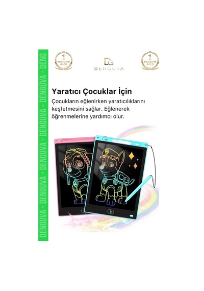 Dijitalçizimtableti Lcd Grafik Çizim Not Yazma Dijital Çocuk Yazı Tahtası Hafif Taşınabilir Model R