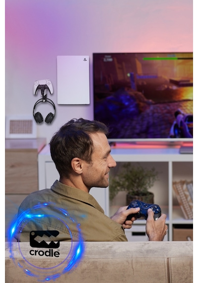 Duvar Standı PS5 ve Dualsense Şarj İstasyonu İçin Joystick Konsol Tutacağı 2'li Paket