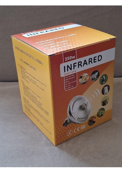 Tnyvet Şeffaf Renk/ınfrared Civciv, Buzağı, Kuzu Isıtıcı Lamba - Ampul 250 Watt
