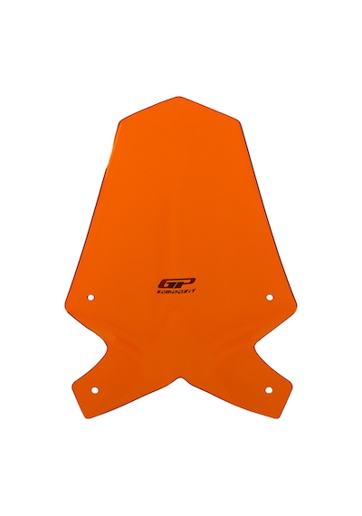 Gp Kompozit Ktm Duke 390 2017-2023 Uyumlu Ön Cam Turuncu 46cm