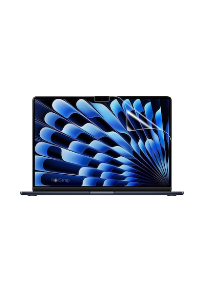 Novstrap Apple Uyumlu MacBook Air 15 İnç 2023 A2941 M2 Çip İle Ekran Koruyucu Parlak Nano Film