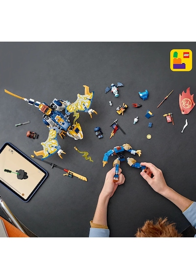 LEGO® NINJAGO® Rogue’un Robot Ejderha Binicisi 71843 - 8 Yaş ve Üzeri Çocuklar için 4 Minifigür İçeren Yaratıcı Oyuncak Yapım Seti (584P) LEGO® NINJAGO® Rogue’un Robot Ejderha Binicisi 71843 - 8 Yaş ve Üzeri Çocuklar için 4 Minifigür İçeren Yaratıcı Oyuncak Yapım Seti (584P)