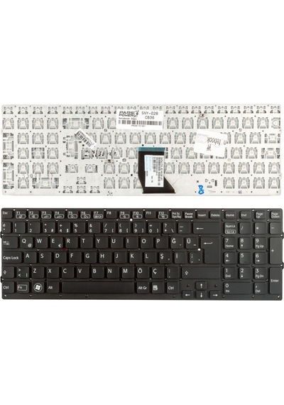 Sony Uyumlu Vaio Vpccb2S1E Notebook Klavye (Siyah Tr)