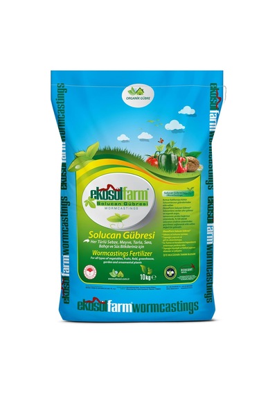 Organik Solucan Gübresi 10 Kg Organik Gübre Diğer