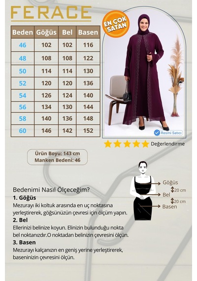 Kadin Buyuk Beden Taşlı Ve İnci Desenli Kolları Piliseli Anne Tesettur Abiye Takım 001