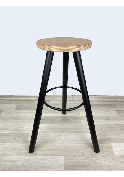 Banco Bar Sandalyesi, Bar Taburesi 72cm Ahşap Siyah
