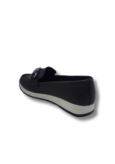 Tarzbu Kadın Siyah Taşlı Tokalı Comfort Loafer Ayakkabı, Rahat Taban, Düz Kadın Babet Ayakkabı Taslıtokalıtarzkl1 1961 Sıyah Tarzbu Kadın Siyah Taşlı Tokalı Comfort Loafer Ayakkabı, Rahat Taban, Düz Kadın Babet Ayakkabı Taslıtokalıtarzkl1 1961 Sıyah