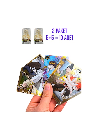 Naruto Kart Anime Naruto Kartları 2 Paket 10 Adet Sert Parlak Kart Özel Seri Diğer