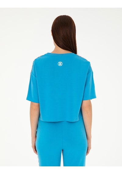 Pierre Cardin Kadın Mavi Sweatshirt 50283137-vr036 Mavi
