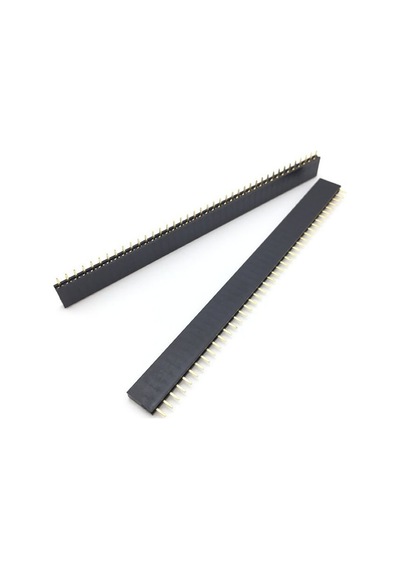 4 Adet 1x40 Pin Dişi Header Tek Sıra 2.54mm 180 Derece Kesilebilir Bölünebilir
