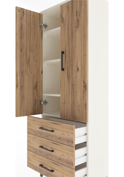 Arges Dolap 4 Raflı 3 Çekmeceli 2 Kapaklı 60x30x163 Aytaşı-çam Aytaşı Arges Dolap 4 Raflı 3 Çekmeceli 2 Kapaklı 60x30x163 Aytaşı-çam Aytaşı