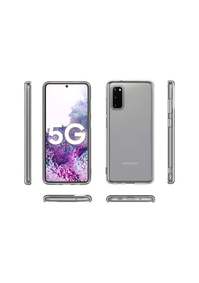 Sm Galaxy S20/ S2 Lite 2.0mm Şeffaf Silikon Kılıf Shockproof Kılıf - Şeffaf- 5775 Mh-hs3112-0035