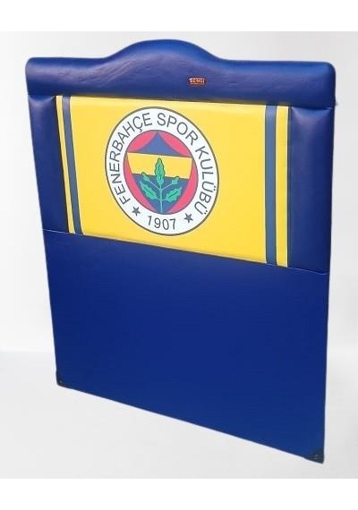 Dk Taraftar Fenerbahçe Suni Deri Kumaş Tek Kişilik Başlık Mavi 90 CM