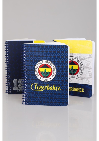 "dekomus Cep Defteri Hediyeli" Yeni Sezon Lisanslı Fenerbahçe Sert Kapak Bloknot Lacivert