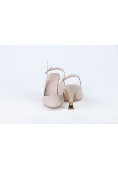 Ayakkabımood Cc 8 Cm Arka Açık Kadın Stiletto Ayakkabı Siyah