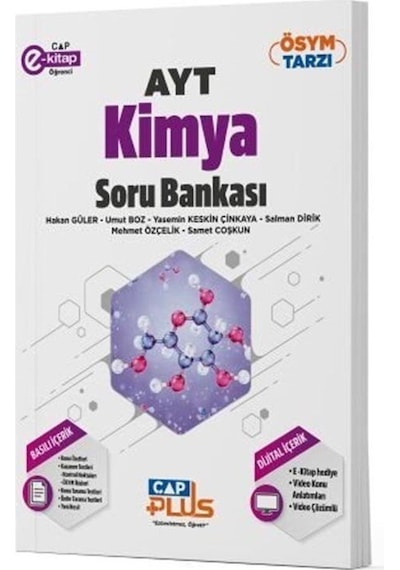 2023 AYT Kimya Plus Soru Bankası -  Çap Yayınları
