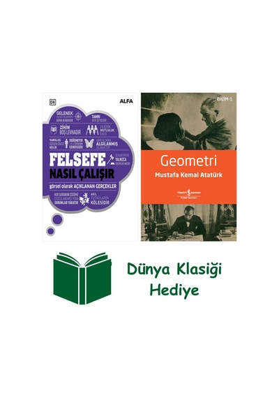 Felsefe Nasıl Çalışır Ciltli + Geometri + Dünya Klasiği Hediye