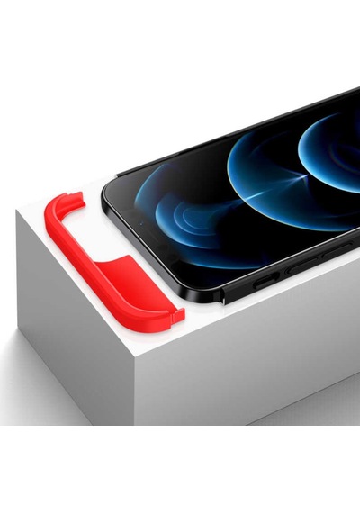 Apple Uyumlu  iPhone 12 Kilif Lens Tam Korumali Gkk Sert Kapak 470450264