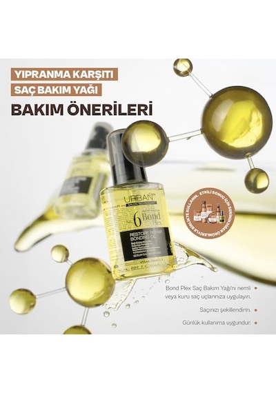 Plex Yıpranma Karşıtı Saç Bakım Yağı 100ml- Vegan