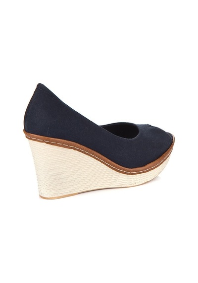 Fox Shoes Lacivert Kadın Dolgu 9674040305