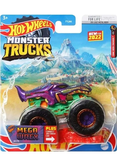 Hot Wheels Monster Trucks 1:64 Arabalar Mega Wrex Hcp70 Hotwheels Monster Truck Araçları