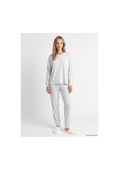 Lc Waikiki Alıta Cıty Farkıyla Lcw Dream Gri Penye Düz Uzun Kollu Kadın Pijama Takım Gri - 929503354 Gri Lc Waikiki Alıta Cıty Farkıyla Lcw Dream Gri Penye Düz Uzun Kollu Kadın Pijama Takım Gri - 929503354 Gri