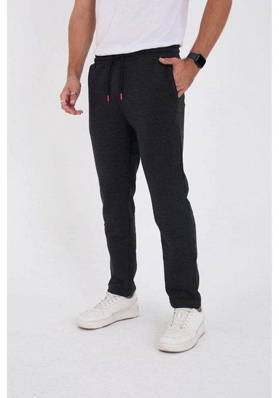 2As Erkek Üç İplik Basic Eşofman Pantolon - Antrasit