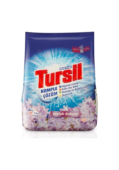 Tursil Matik Leylak Bahçesi Toz Çamaşır Deterjanı 30 Yıkama 4500 G
